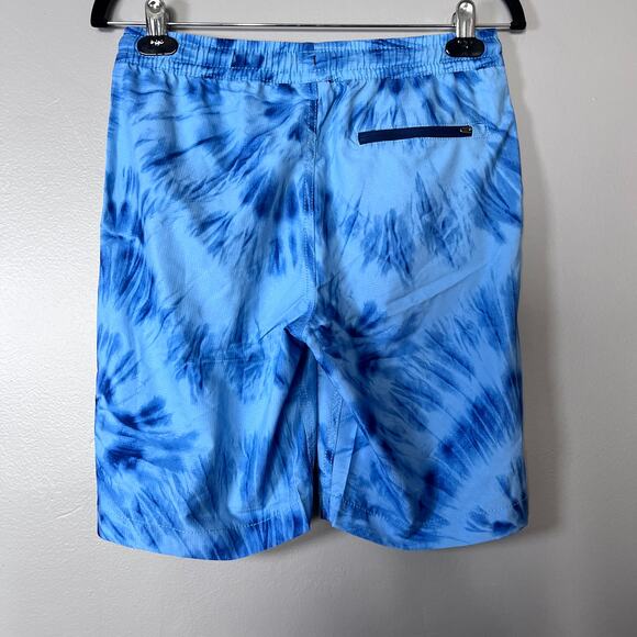 Eddie Bauer Boys Swim Shorts XL 14/16 Blue Tie Dye & Navy 2 Pack NWT board short - Picture 7 of 10